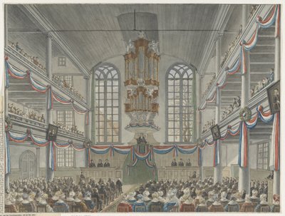 Remonstranttien seminaarin 200-vuotisjuhla, 1834 tekijältä Adrianus Gerardus van Schoone