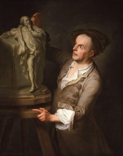 Louis François Roubiliac 1702-1762 tekijältä Adrien Carpentiers