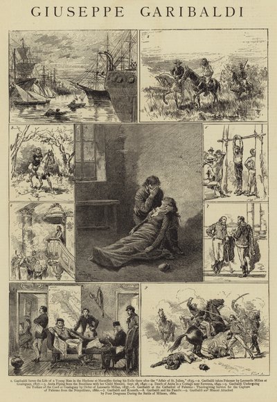 Giuseppe Garibaldi tekijältä Adrien Emmanuel Marie