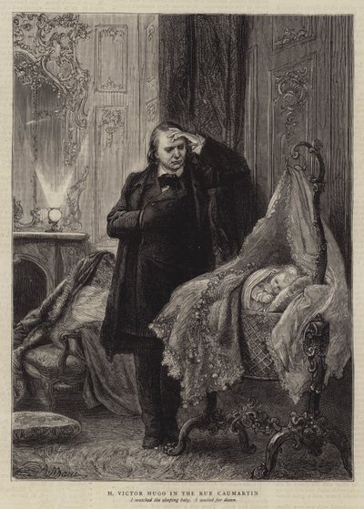 Kuvitus Victor Hugon teokseen Rikoksen historia. tekijältä Adrien Emmanuel Marie
