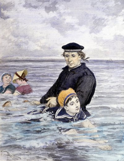 Uintitunti - piirustus Adrien Marie (1848 - 1891), 1800-luvun loppu tekijältä Adrien Emmanuel Marie