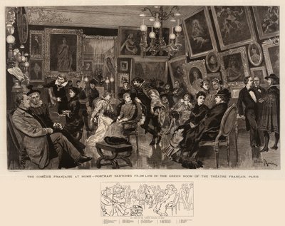 The Comedie Francaise at Home, muotokuvaluonnoksia elämästä Theatre Francais