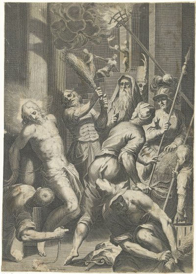 Kristuksen vitsaus tekijältä Egidius  Sadeler (II)