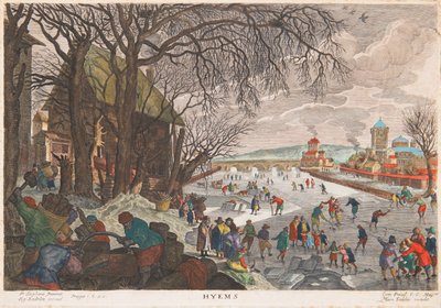 Talven allegoria, 1620. tekijältä Aegidius Sadeler