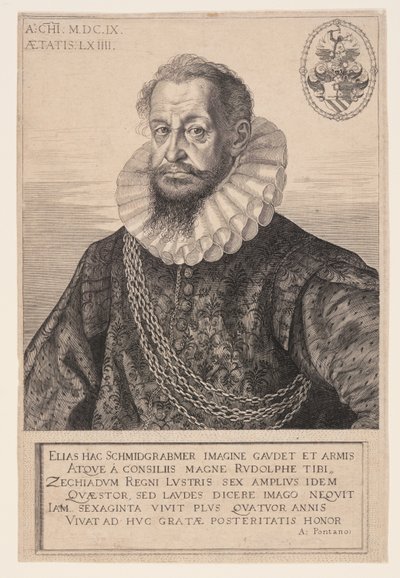 Elias Schmidgrabner, valtiovarainneuvosto tekijältä Aegidius Sadeler II