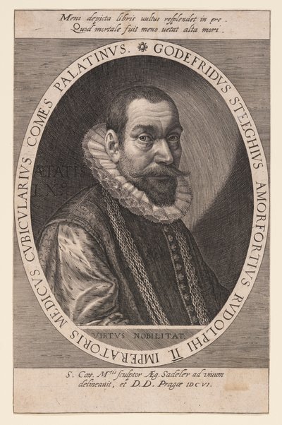 Godfried Steeghuis, lääkäri ja kamreeri tekijältä Aegidius Sadeler II