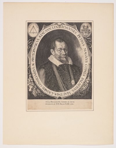 Johann Peter Magnus, lääkäri tekijältä Aegidius Sadeler II