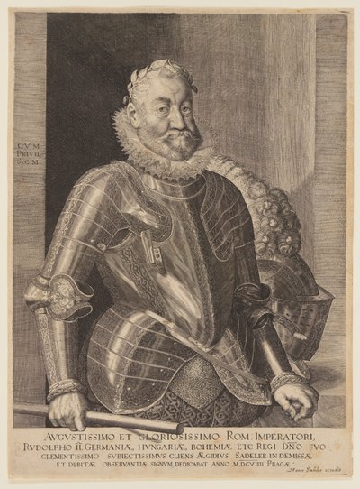 Rudolph II, Pyhän saksalais-roomalaisen keisari tekijältä Aegidius Sadeler II