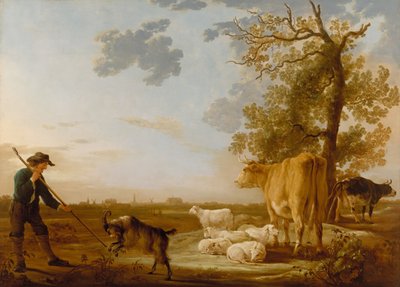 Maisema karjan kanssa tekijältä Aelbert Cuyp