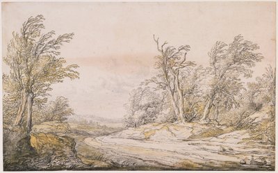 Tie hiekkadyyneillä tekijältä Aelbert Cuyp