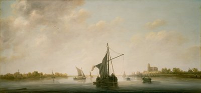 Näkymä Maas-joelle Dordrechtissa tekijältä Aelbert Cuyp