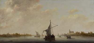 Näkymä Maasista Dordrechtissa, n. 1645-46 tekijältä Aelbert Cuyp