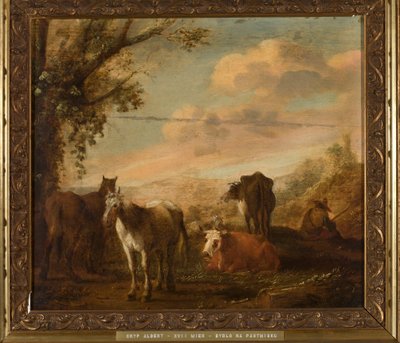 Karjaa laitumella tekijältä Aelbert Cuyp