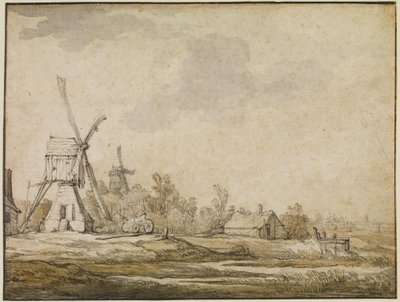 Maisema myllyineen tekijältä Aelbert Cuyp