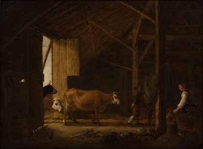 Lehmätallin sisätilat tekijältä Aelbert Cuyp