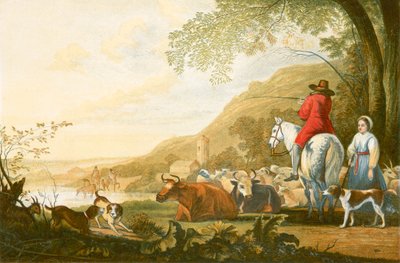 Maisema - ilta. tekijältä Aelbert Cuyp