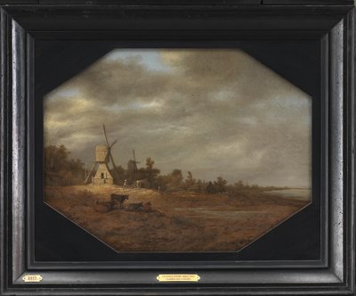 Maisema tuulimyllyillä tekijältä Aelbert Cuyp