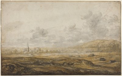 Panoraamanäkymä Reinin varrella tekijältä Aelbert Cuyp