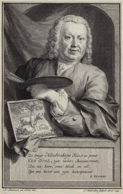 Jan van Goolin muotokuva tekijältä Aert Schouman