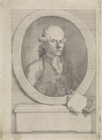 Jan van Osin muotokuva tekijältä Aert Schouman