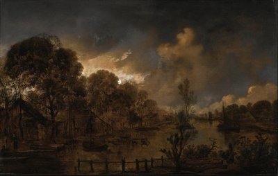 Kanava kuunvalossa tekijältä Aert van der Neer