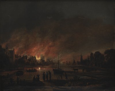 Tuli kylässä yöllä tekijältä Aert van der Neer