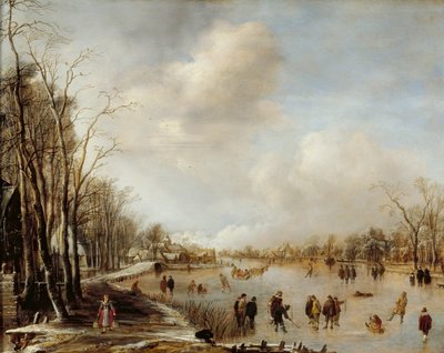 Talvimaisema, 1645 tekijältä Aert van der Neer