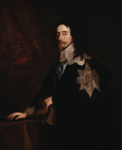 Kuningas Kaarle I:n muotokuva (1600-1649) tekijältä after Anthony van Dyck