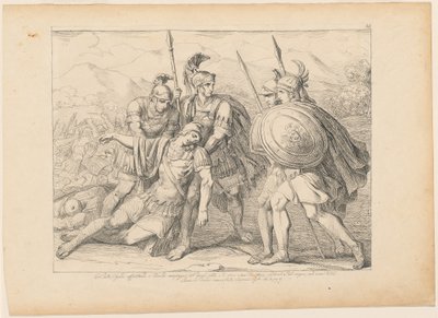 Lausuksen kuolema tekijältä After Bartolomeo Pinelli