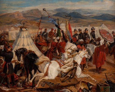 Horace Vernet (ympyrä) Islyn taistelu tekijältä after Horace Vernet