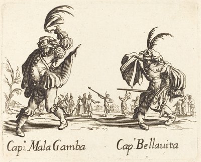 Kap. Mala Gamba ja Kap. Bellavita tekijältä After Jacques Callot