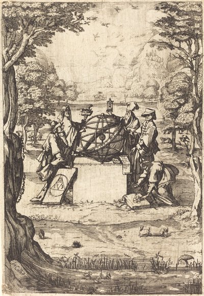 Sacred Cosmologian etukappale (Astrologien otsikko) tekijältä After Jacques Callot