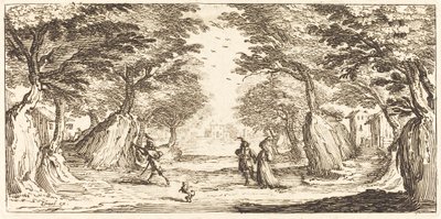 Maisema tekijältä After Jacques Callot