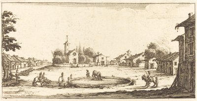 Maisema tekijältä After Jacques Callot
