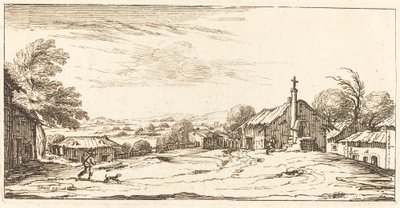Maisema tekijältä After Jacques Callot