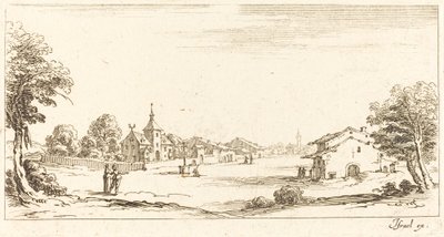 Maisema tekijältä After Jacques Callot