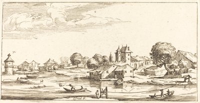Maisema tekijältä After Jacques Callot