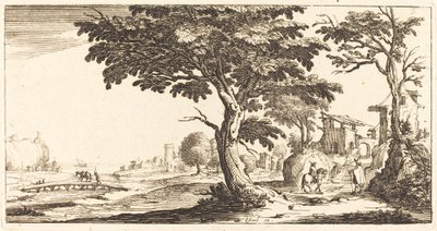 Maisema tekijältä After Jacques Callot