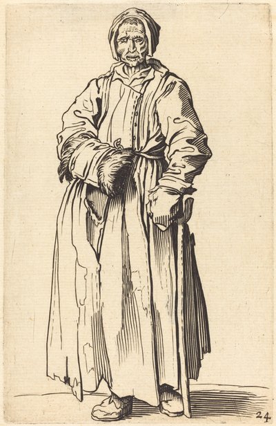 Yksisilmäinen nainen tekijältä After Jacques Callot