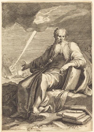 Pyhä Paavali, istuu tekijältä After Jacques Callot