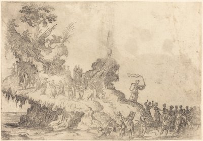 Parnassus-vuoren kelluke tekijältä After Jacques Callot