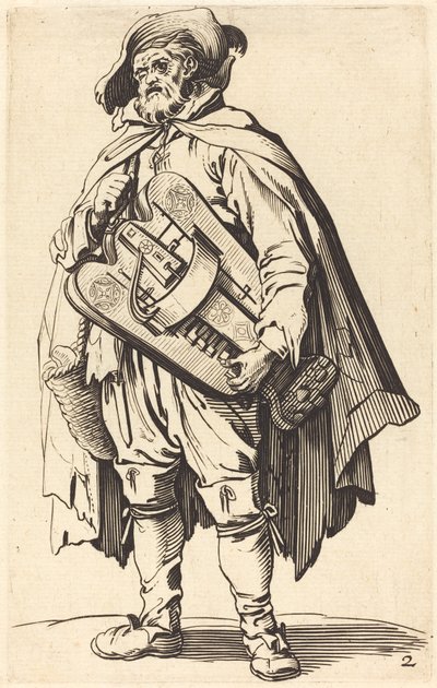 Hurdy-Gurdy Player tekijältä After Jacques Callot