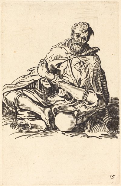 Sairas Mies tekijältä After Jacques Callot