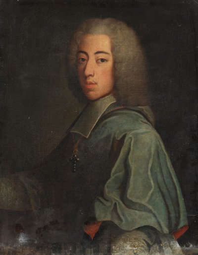 Saksa: Johann Theodorin (1703-1763), Baijerin valitsijamiehen Max Emanuelin pojan muotokuva Johann Theodor Baijerilainen, Maximilian II Emanuelin pojan poika. tekijältä After Joseph Vivien