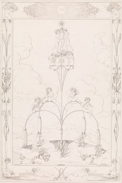 Aamu sarjasta The Times of the Day, 1807. tekijältä After Philipp Otto Runge