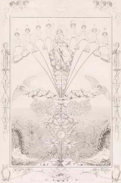 Night, sarjasta The Times of the Day, 1807. tekijältä After Philipp Otto Runge