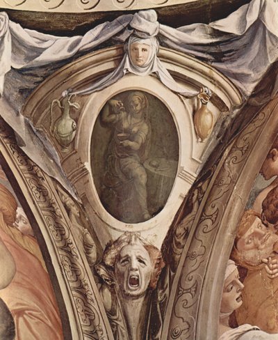 Allegoriat kardinaalihyveistä. Freskot Eleonora Da Toledon kappelissa tekijältä Agnolo Bronzino