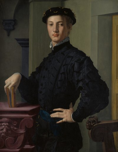 Nuoren miehen muotokuva, 1530-luku. tekijältä Agnolo Bronzino