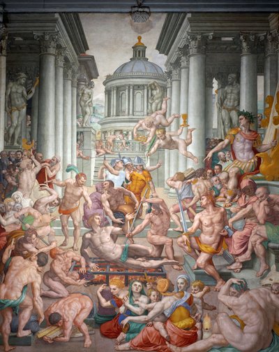 Pyhän Laurentiuksen marttyyrikuolema tekijältä Agnolo Bronzino
