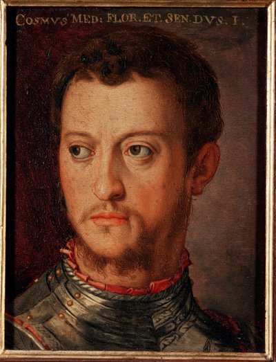 Muotokuva Cosimo (Tule) I of Medici (Cosimo I de Medici tekijältä Agnolo Bronzino